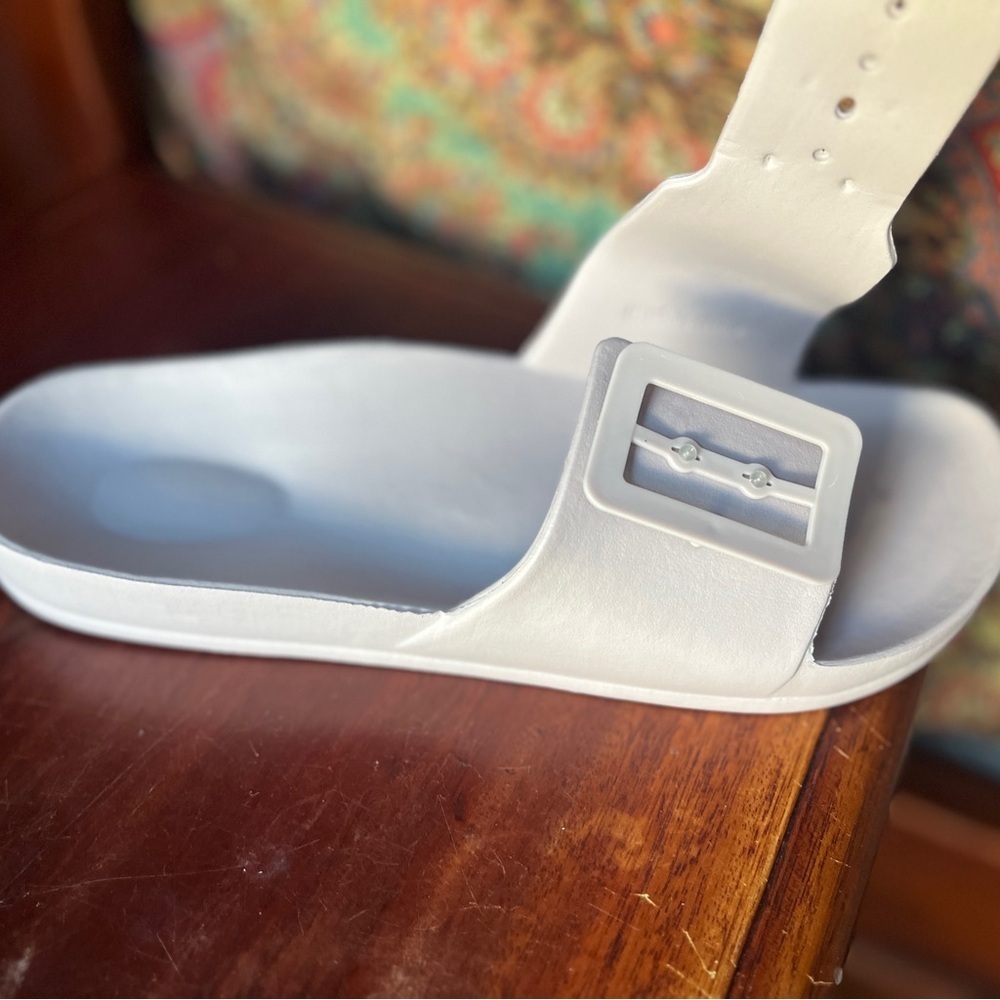 Womens Arch Support Slide Sandals Light Purple New With Tags - Picture 3 of 4
